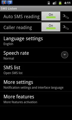 SMS Listen android App screenshot 5